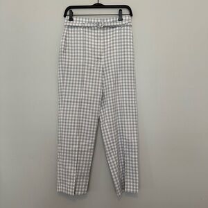 Ann Taylor Blue and White Tailored Pants